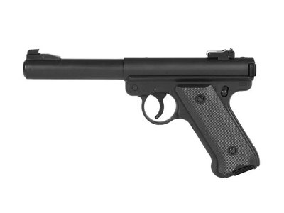 Страйкбольный пистолет Ruger MK1 Black Gas GNB [KJW] (для страйкбола) GGH-0201(00719) фото