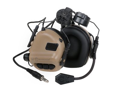 M32H Активні навушники з мікрофоном на шолом FAST - TN [EARMOR] M32H-TN-ARC фото