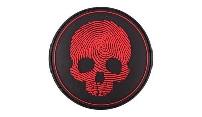 101 Inc. - 3D Патч - Fingerprint Skull - Red - 444130-7210 18971 фото