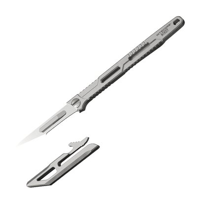 Нож скальпель титановый Nitecore NTK07 (длина: 115мм, лезвие: 20мм) 6-1429 фото