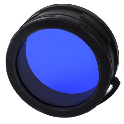 Диффузор фильтр для фонарей Nitecore NFB60 (60mm), синий 6-1061 фото
