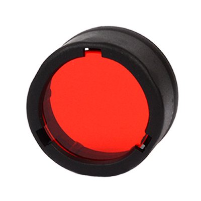 Дифузор фільтр для ліхтарів Nitecore NFR23 (22-23 mm), червоний 6-1087r фото