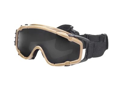 Захисні окуляри маска з вентилятором DARK EARTH, FMA TB885_BR фото