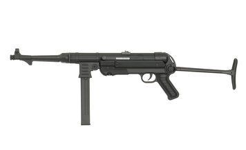 Пистолет-пулемет MP007 (MP 40) FULL METAL &mdash; BLACK [AIRSOFT GUN MANUFACTURER] (для страйкбола) AGMMP40BK(000089) фото