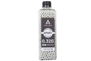 Страйкбольні кулі Arcturus RS SPORT Match Grade 0.32g BBs 3000 pcs bottle White 34207 фото