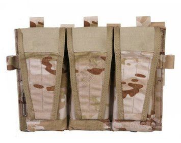 Подсумок MOLLE тройной для магазинов 5,56 к тактическому жилету AVS Emerson EM9030MCAD_ct фото