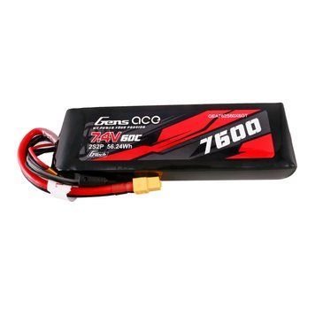 Gens ace G-Tech 7600mAh 7.4V 60C 2S2P Lipo аккумулятор PC Материал чехол с XT60 вилкой GEA762S60X6GT_gs фото