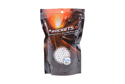 Страйкбольні кульки Rockets Professional – 0.25 g -2000шт - 0.5 kg PROF-025-2000 фото
