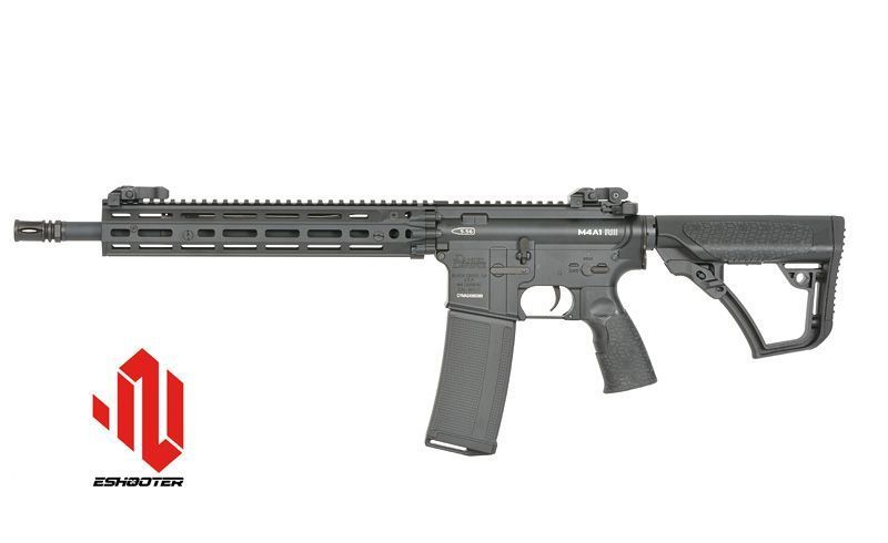 Реплика винтовки Daniel Defense M4A1 RIII 14.5" из Eshooter ETU - Черная (Black) [EMG] FB4136E_tw фото