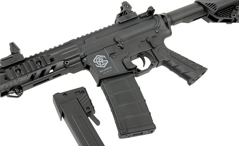 Адаптер AR15/M4 для пистолетных магазинов - Черный (Black) [SRC] SM4-130_tw фото
