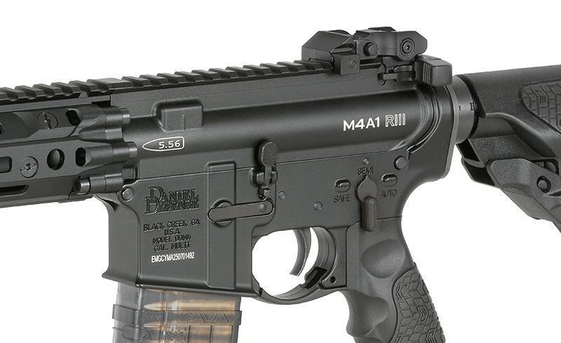 Газовая реплика винтовки Daniel Defense DDM4 MK18 RIII 12.5" Lightning Series - Черная (Black) [EMG] FB4215_tw фото