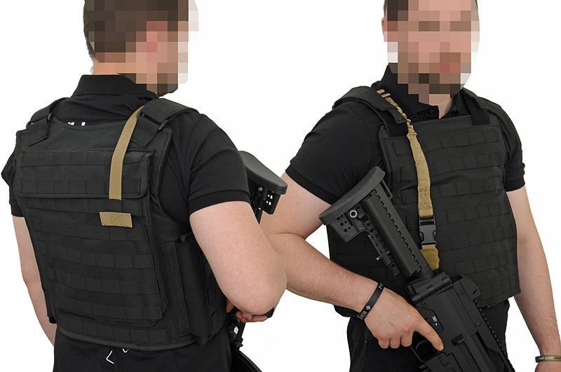 1-Point Bungee Sling w/ MOLLE Attachment - Olive [8FIELDS] M51617097-OD_tw фото