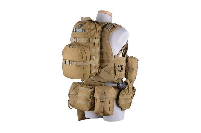 Жилет тактичний (розвантажувальний) типу Plate Carrier — olive [GFC Tactical] (для страйкболу) GFT-18-018404 фото