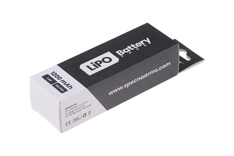 Акумулятор двохмодульний Specna Arms LiPo 7,4V 1200mAh 15/30C 11646 фото