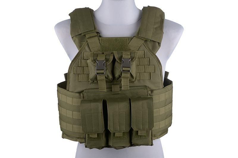 Жилет тактичний (розвантажувальний) типу Plate Carrier — olive [GFC Tactical] (для страйкболу) GFT-18-018404 фото