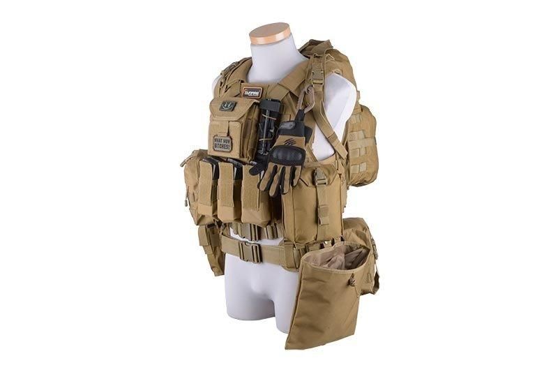 Жилет тактичний (розвантажувальний) типу Plate Carrier — olive [GFC Tactical] (для страйкболу) GFT-18-018404 фото