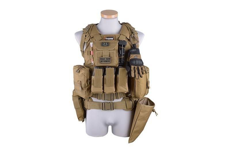 Жилет тактичний (розвантажувальний) типу Plate Carrier — olive [GFC Tactical] (для страйкболу) GFT-18-018404 фото