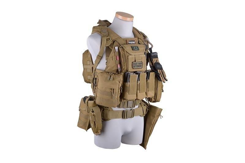 Жилет тактичний (розвантажувальний) типу Plate Carrier — olive [GFC Tactical] (для страйкболу) GFT-18-018404 фото