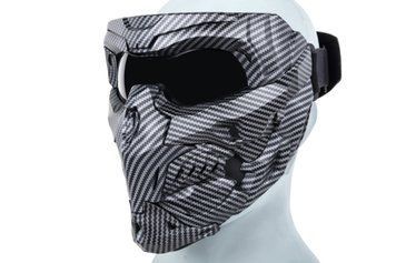Маска захисна Wosport Doomsday MA-150 Carbon Fiber 2-in-1 комплект WSP-28-046938_gf фото