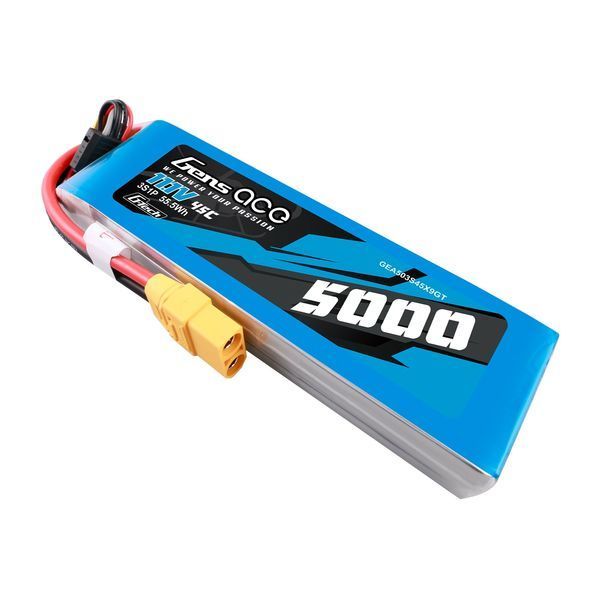Gens ace G-Tech 5000mAh 11.1V 45C 3S1P lipo акумулятор з XT90 Plug GEA503S45X9GT_gs фото