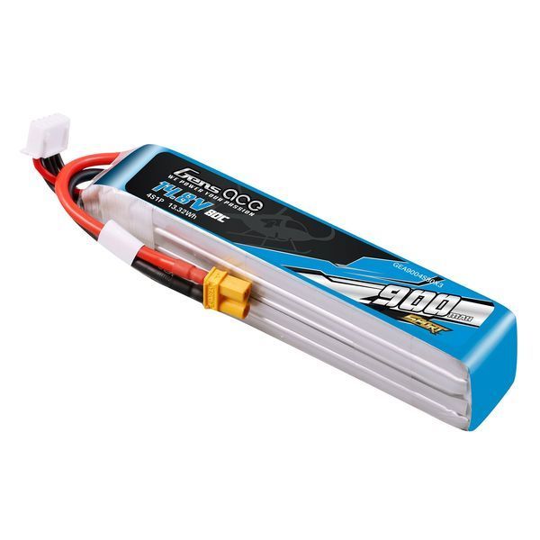 Gens ace 900mAh 14.8V 80C 4S1P Lipo акумулятор Pack with XT30 Plug ( F5J ) GEA9004S80X3_gs фото