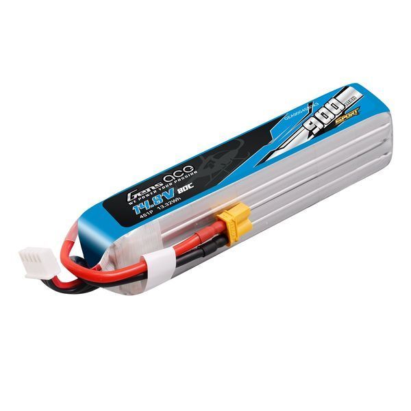 Gens ace 900mAh 14.8V 80C 4S1P Lipo акумулятор Pack with XT30 Plug ( F5J ) GEA9004S80X3_gs фото