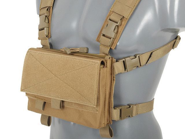 Гібридна нагрудна установка тактична HYBRID CHEST RIG-COYOTE, 8FIELDS M51611061-TAN_BR фото