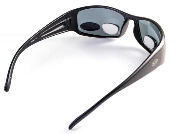 Очки бифокальные поляризационные BluWater Bifocal-1 (+3.0) Polarized (gray) (черная бифокальная линза с диоптриями) 4БИФ1-20П30 фото