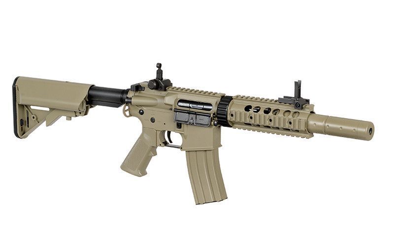 Карабін M4 CQB with silencer ABS CM.513 &ndash; Black ,CYMA ,(без АКБ та ЗУ) FB4062_BR фото