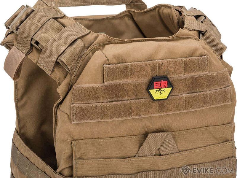 Нашивка Evike Hex Patch "Huge Roots" серия Asian Characters 2 &mdash; чёрный/красный/зелёный 16608_evk фото