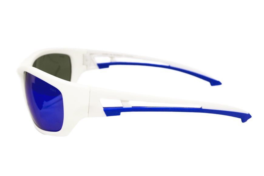 Захисні окуляри з поляризацією BluWater Seaside White Polarized (G-Tech&trade; blue), дзеркальні сині BW-SEASW-GTB2 фото