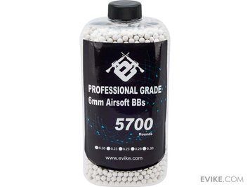 Кульки Evike Professional Grade Precision 6 mm 0.30 g &mdash; 5700 шт., білий 67671_evk фото