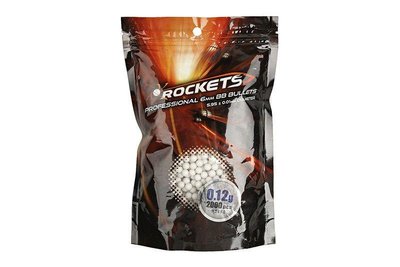 Кульки страйкбольні Rockets Professional 0,12 g - 2000 szt. [ROCKETS] PROF-012-2000 фото