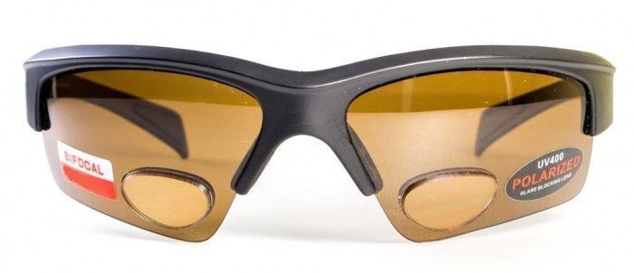Окуляри біфокальні поляризаційні BluWater Bifocal-2 (+1.5) Polarized (brown) (коричнева біфокальна лінза з діоптріями) 4БИФ2-50П15 фото