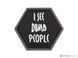 Нашивка Evike / Hex Patch Catchphrase Series 6 &laquo;I See Dumb People&raquo; &mdash; чорна 12986_evk фото 1