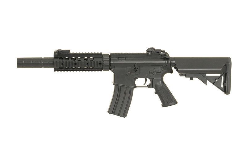 Карабін M4 CQB with silencer ABS CM.513 &ndash; Black ,CYMA ,(без АКБ та ЗУ) [FB3513BK] FB3513BK_BR фото