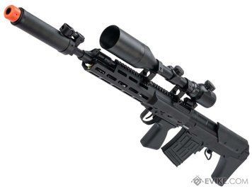 Снайперська гвинтівка CYMA SVU Dragunov буллпап AEG M-LOK &mdash; чорна 90934_evk фото