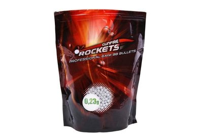 Страйкбольні кульки Rockets Professional - 0.23 g -8700шт - 2kg (для страйкболу) PROF-023-8700 фото