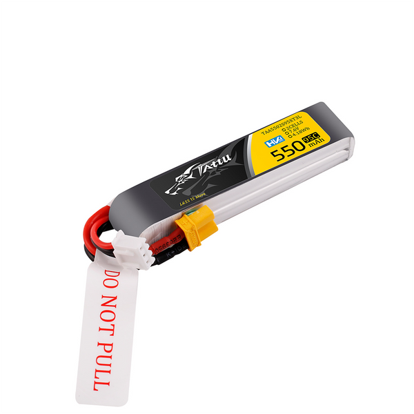 Tattu 550mAh 2s 95C 7.6V HV Lipo аккумулятор с XT30 Plug TAA5502S95XT3L_gs фото