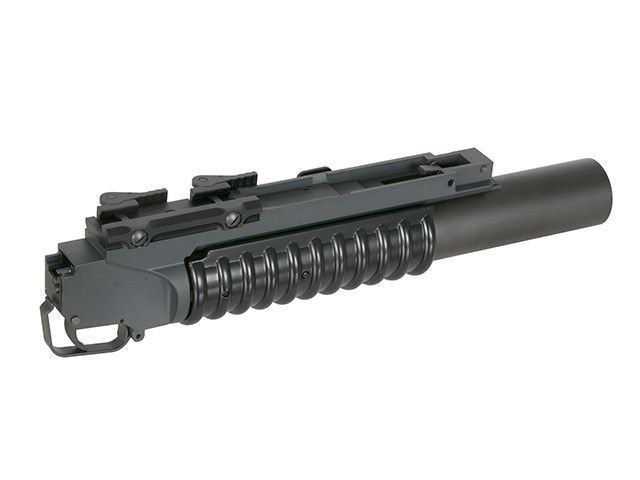 Модель американського гранатомета M203 Long QD RIS 40mm [A&K] (для страйкболу) LDP-06 фото