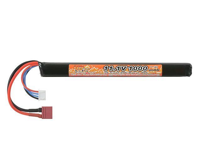 Аккумулятор Li-Po 11,1 V 1000 mAh 20/40C, T-connector [VB] VL201011TC_BR фото