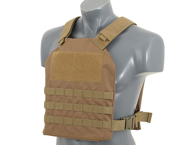 Простой Plate Carrier с аналогам баллистических вставок - Coyote [8FIELDS] (для страйкбола) M51611030-TAN фото