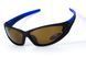Окуляри поляризаційні BluWater Daytona-4 Polarized (brown) коричневі з синіми дужками 4ДЕЙТ4-Г50П фото 2