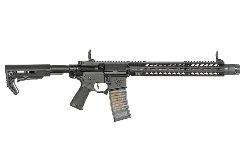 Репліка карабіна Strike Industries 13,5" Raider CGS Lightning Series GBBR - чорна [EMG] FB4210_tw фото
