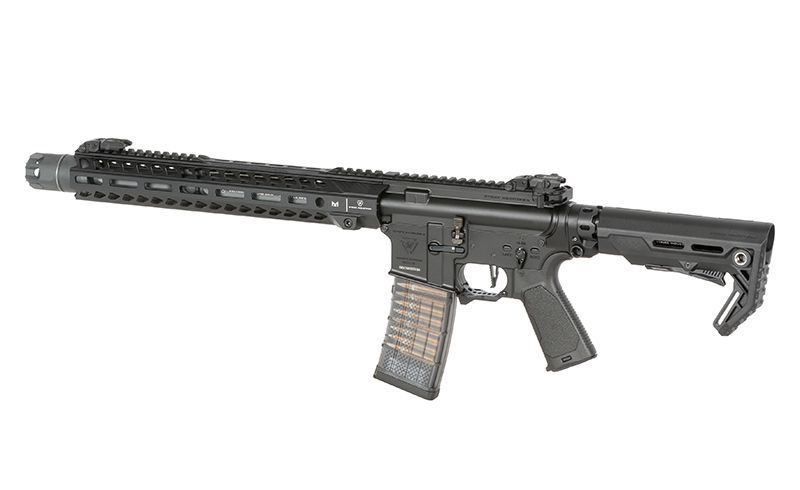 Репліка карабіна Strike Industries 13,5" Raider CGS Lightning Series GBBR - чорна [EMG] FB4210_tw фото