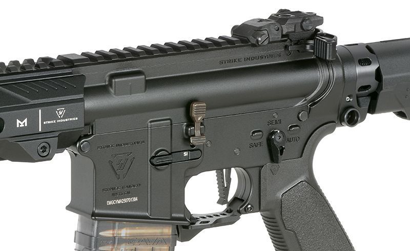 Репліка карабіна Strike Industries 13,5" Raider CGS Lightning Series GBBR - чорна [EMG] FB4210_tw фото