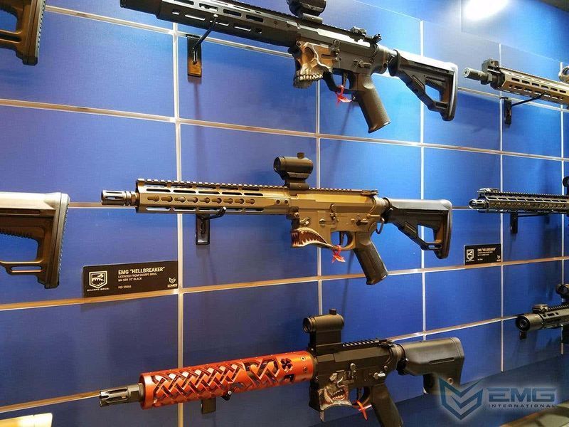 Автомат Sharp Bros M4 "Hellbreaker" 15" карабин AEG &mdash; чёрный &mdash; EMG / Ares 59868_evk фото