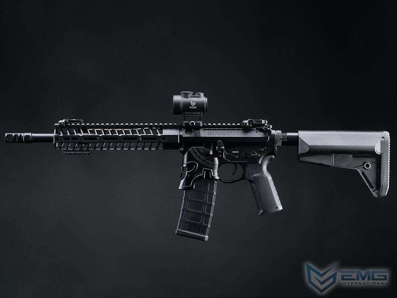 Автомат Spike's Tactical Rare Breed Spartan 10" SBR M4 AEG &mdash; чорний &mdash; EMG / Cyma 100577_evk фото