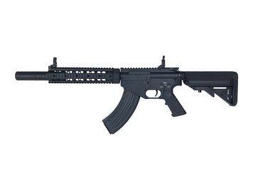 Автомат Cyma CM093 AR-47 10" RIS Platinum AEG &mdash; чорний CM.093A_evk фото