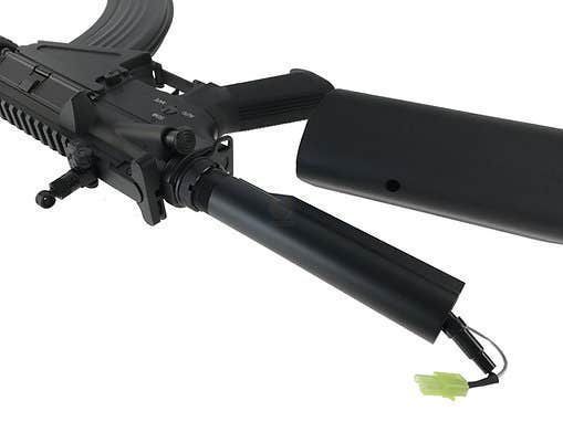 Автомат Cyma CM093 AR-47 10" RIS Platinum AEG &mdash; чорний CM.093A_evk фото